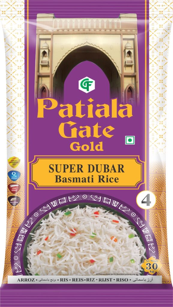 Patiala Gate Gold SUPER DUBAR Basmati Rice