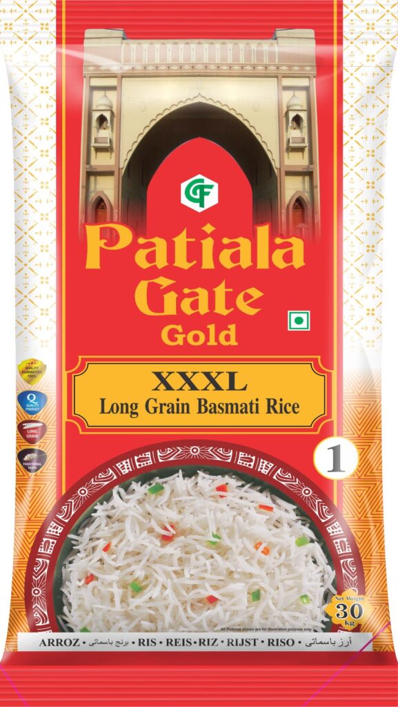 Patiala Gate Gold XXXL Long Grain Basmati Rice